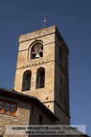 Boltaña. Torre de la iglesia de San Pedro.