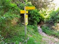Cruce caminos a San Martín de la Val d Onsera