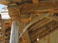 Detalle madera ermita